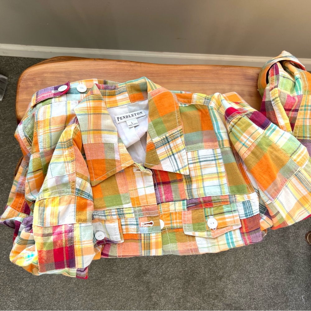 Pendleton Yellow And Orange Jacket - image 3